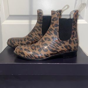 ALDO cheetah rain boots